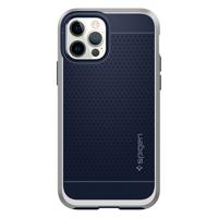 Spigen - iPhone 12 Pro Hoesje - Back Case Neo Hybrid Zilver