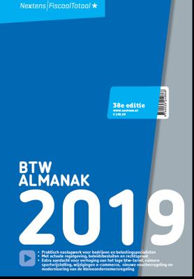 Nextens BTW Almanak 2019 - Jacques van Blijswijk - Paperback (9789035249868)