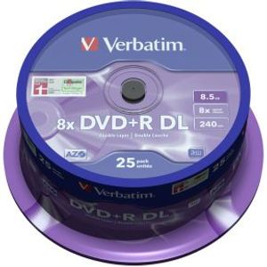 Verbatim DVD+R DL 8X 25st. Spindle