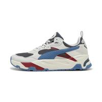 PUMA Trinity Sneaker voor heren, Blue Horizon Sterk Grijs Glaciaal Grijs Intens Rood, 43 EU