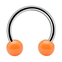 Circular barbell Chirurgisch staal 316L / Acryl Circular Barbells