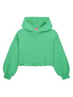 Diesel Kids hoodie à logo brodé - Vert - thumbnail