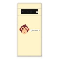 Google Pixel 6 Pro Telefoonhoesje met Naam Monkey