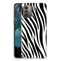 Nokia G21 | G11 TPU Hoesje Zebra - thumbnail