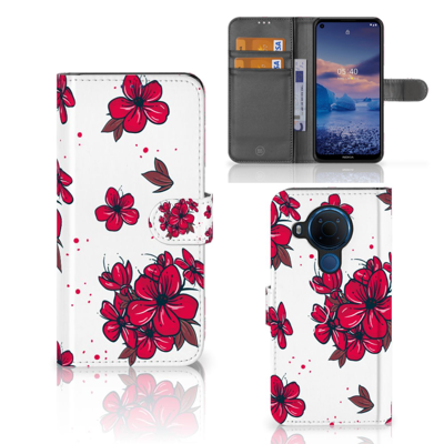 Nokia 5.4 Hoesje Blossom Red Nokia 5.4 Hoesje Blossom Red