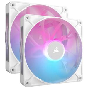 Corsair iCUE LINK RX140 RGB PC-ventilator Wit (b x h x d) 140 x 140 x 25 mm Incl. LED-verlichting