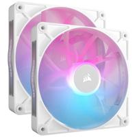 Corsair iCUE LINK RX140 RGB PC-ventilator Wit (b x h x d) 140 x 140 x 25 mm Incl. LED-verlichting - thumbnail