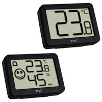 TFA Dostmann 95.2020.01 Thermo- en hygrometer Zwart