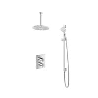 Hotbath Get Together IBS2ACR inbouwdouche met 3s handdouche, 30cm plafondbuis en 30cm hoofddouche chroom