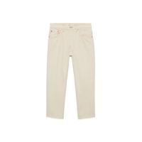 Mango cropped straight fit jeans ecru