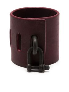 Parts of Four bracelet Restraint Charm en cuir - Rouge