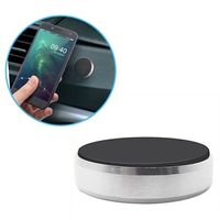 Multifunctionele Mini Magnetische Smartphone Houder - Zilver - thumbnail