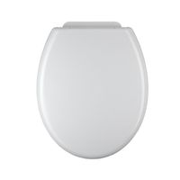 Toiletzitting Allibert Stability Afklikbaar 38x5x45,5 cm Soft-Close Kunststof Wit - thumbnail