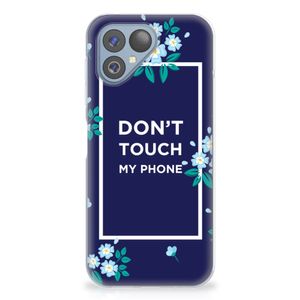 Fairphone 5 Silicone-hoesje Flowers Blue DTMP