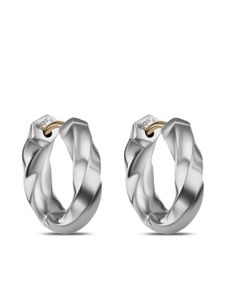 David Yurman boucles d'oreilles Cable Edge en argent sterling