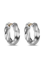 David Yurman boucles d'oreilles Cable Edge en argent sterling - thumbnail