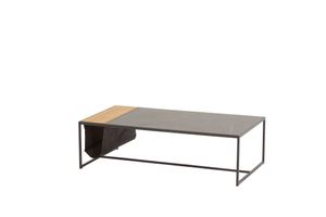 4SO Atlas koffietafel 122 x 62 cm Antraciet