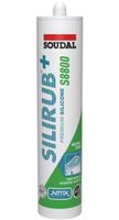 Soudal Silirub+ S8800 | Natuursteen | Siliconenkit | Transparant | 300 ml - 120993