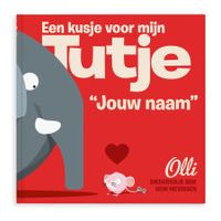 Boek met naam en foto - Een kusje voor mijn Tutje - Softcover - thumbnail