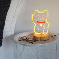 Lucky Cat Usb Tafellamp