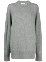 The Row marle-knit wool-blend jumper - Gris