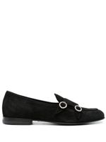 Scarosso mocassins Virginia en daim - Noir