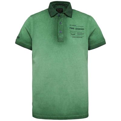 Short sleeve polo light pique cold verdant green