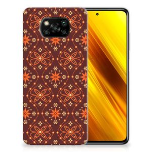 Xiaomi Poco X3 | Poco X3 Pro TPU bumper Batik Brown