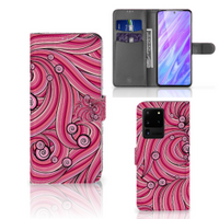 Samsung Galaxy S20 Ultra Hoesje Swirl Pink