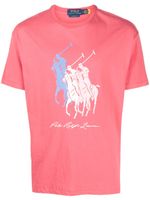 Polo Ralph Lauren t-shirt en coton à logo imprimé - Rouge - thumbnail