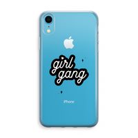 Girl Gang: iPhone XR Transparant Hoesje - thumbnail