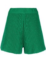 Alanui short en maille à taille haute - Vert