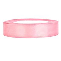 Satijnlint op rol 12mm (25m) Roze
