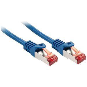 LINDY 47358 RJ45 Netwerkkabel, patchkabel CAT 6 S/FTP 10.00 m Blauw 1 stuk(s)