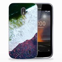 Nokia 1 TPU Hoesje Sea in Space - thumbnail