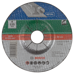 Bosch Accessoires Afbraamschijf gebogen, metaal | 125 X6 Gebogen - 2609256337