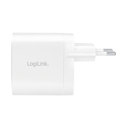 LogiLink PA0282 USB-oplader Binnen, Thuis Aantal uitgangen: 2 x USB-C bus (Power Delivery) USB Power Delivery (USB-PD)