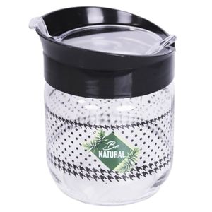 Suikerpot met lepel van glas 350 ml