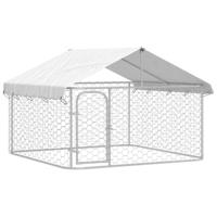 Bussandri Exclusive - Hondenkennel voor buiten met dak 200x200x150 cm