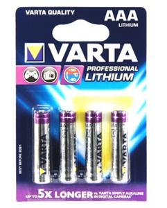 Varta LITHIUM AAA Bli 4 AAA batterij (potlood) Lithium 1100 mAh 1.5 V 4 stuk(s)