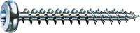 SPAX Universele schroef, 3,0 x 20 mm, 200 stuks, T-STAR plus, halfronde kop, volledige schroefdraad, 4CUT, WIROX A9J, 0201010300203, blank verzinkt