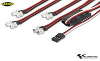 Carson Led-lichtset 4 + 4 over radio, reserveonderdeel, modelbouw, accessoires, tuningonderdelen, 500906240