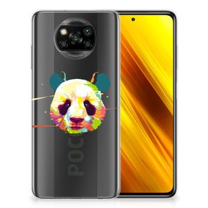 Xiaomi Poco X3 | Poco X3 Pro Telefoonhoesje met Naam Panda Color