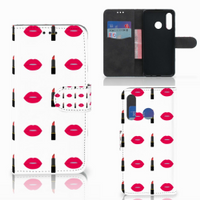 Huawei P30 Lite (2020) Telefoon Hoesje Lipstick Kiss