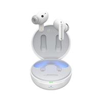 LG Tone FP8W - Hoofdtelefoon True Wireless Bluetooth 5.2 Meridian Sound, draadloze converter, ruisonderdrukking, zelfreiniging, UVNANO licht, IPX4-bescherming, 3D Sound Stage, wit