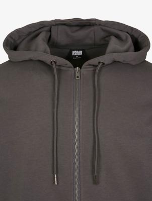 Urban Classics / Sweatvest Basic Terry Zip in zwart