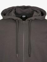 Urban Classics / Sweatvest Basic Terry Zip in zwart