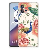 TPU Hoesje voor Motorola Edge 30 Fusion Pink Peacock