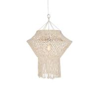 QAZQA Landelijke hanglamp macramé 90 cm - Macra - thumbnail