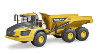 bruder 02455 - Volvo A60H Dumper, bouwvoertuig, bouwplaats, kiepwagen, speelgoed